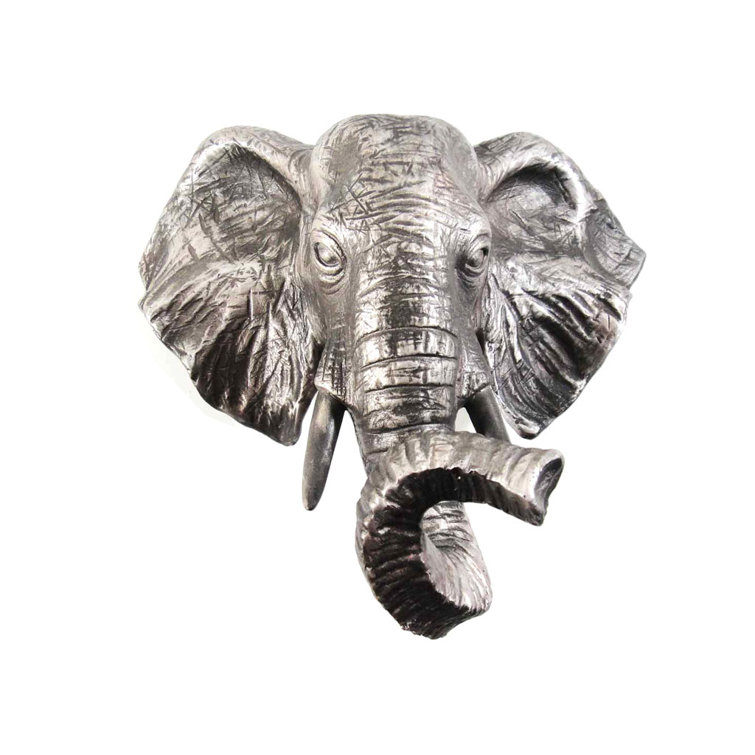 World Menagerie Elephant Head Wall Decor Wayfair.co.uk